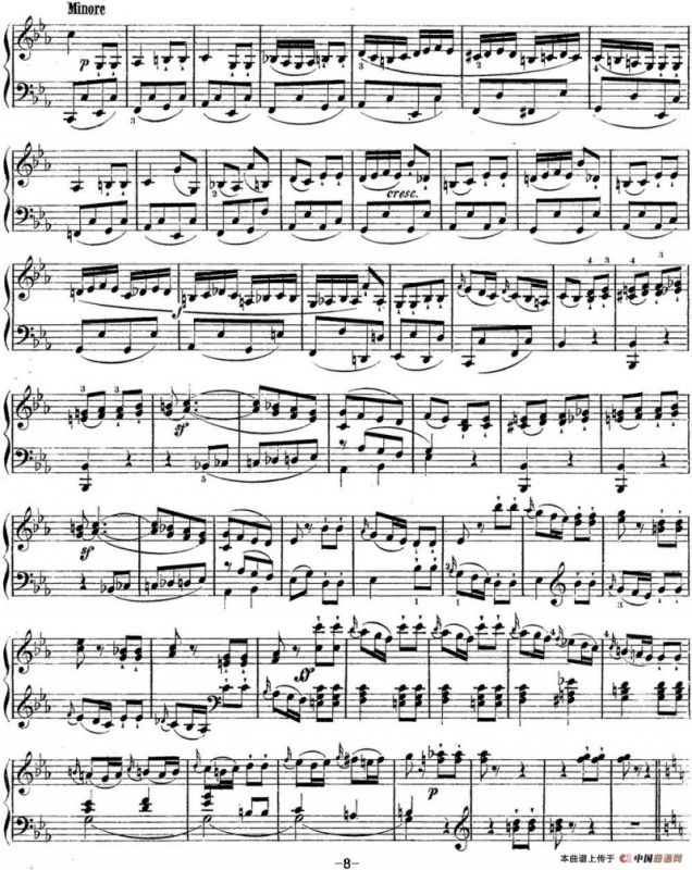 海顿 钢琴奏鸣曲 Hob XVI 48 in C major