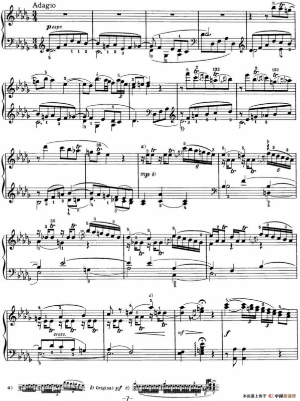 海顿 钢琴奏鸣曲 Hob XVI 46 Divertimento Ab major