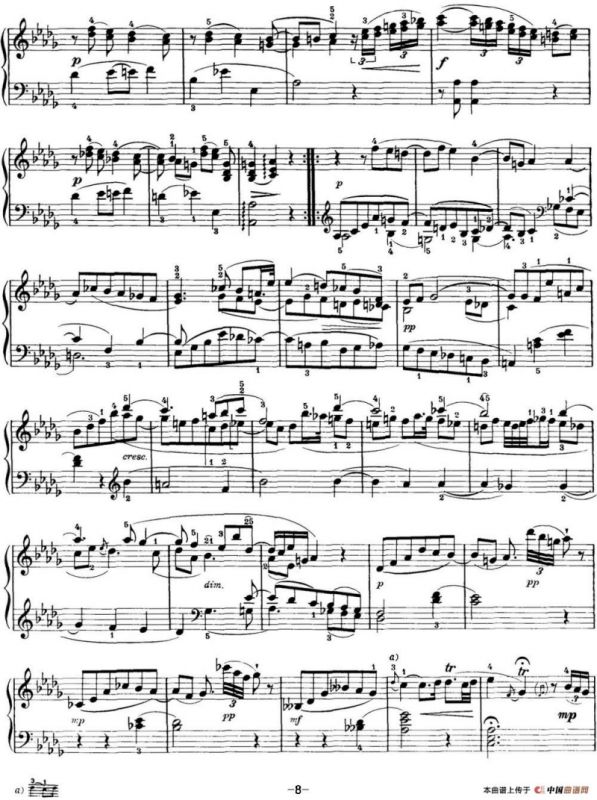 海顿 钢琴奏鸣曲 Hob XVI 46 Divertimento Ab major