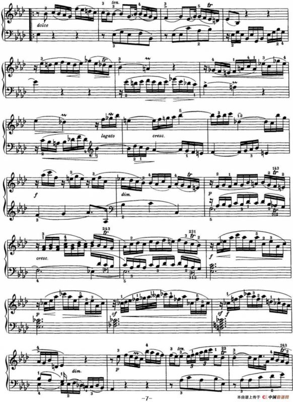 海顿 钢琴奏鸣曲 Hob XVI 45 Divertimento Eb major