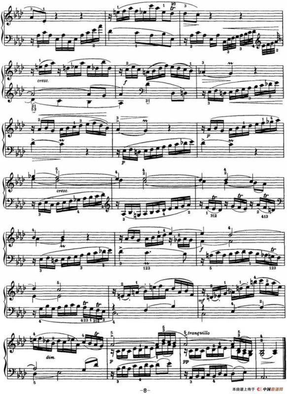 海顿 钢琴奏鸣曲 Hob XVI 45 Divertimento Eb major