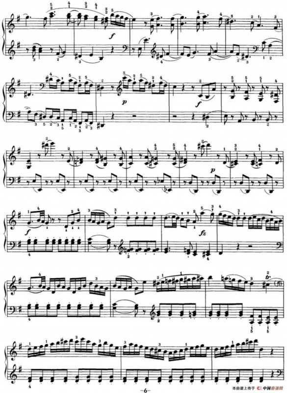 海顿 钢琴奏鸣曲 Hob XVI 40 in G major