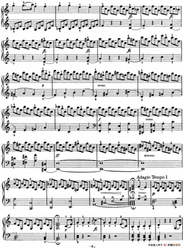 海顿 钢琴奏鸣曲 Hob XVI 35 in C major