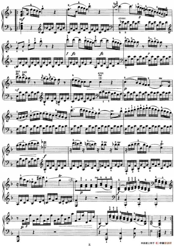 海顿 钢琴奏鸣曲 Hob XVI 35 in C major