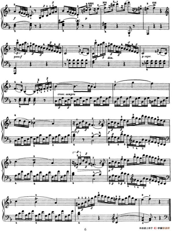 海顿 钢琴奏鸣曲 Hob XVI 33 in D major