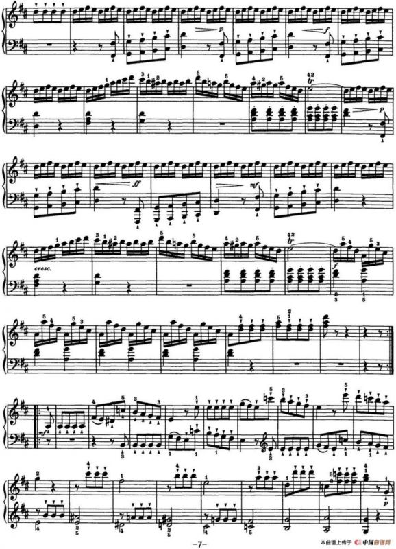 海顿 钢琴奏鸣曲 Hob XVI 32 in B minor