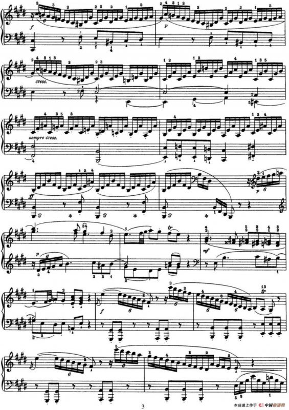 海顿 钢琴奏鸣曲 Hob XVI 31 in E major