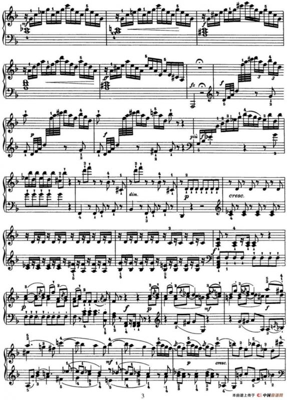 海顿 钢琴奏鸣曲 Hob XVI 29 in F major