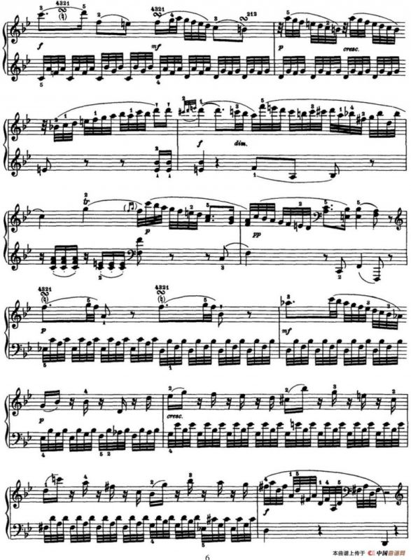 海顿 钢琴奏鸣曲 Hob XVI 29 in F major