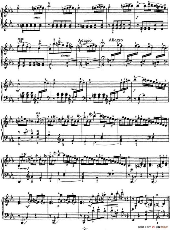 海顿 钢琴奏鸣曲 Hob XVI 28 in E-flat major