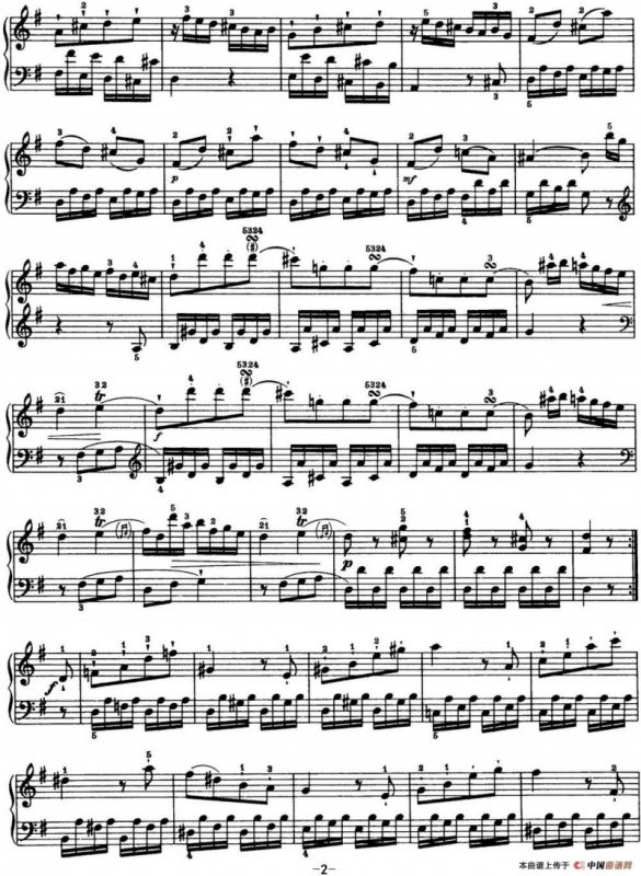 海顿 钢琴奏鸣曲 Hob XVI 27 in G major