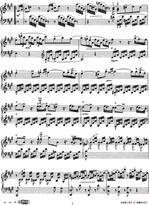 海顿 钢琴奏鸣曲 Hob XVI 26 in A major