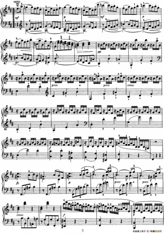 海顿 钢琴奏鸣曲 Hob XVI 24 in D major