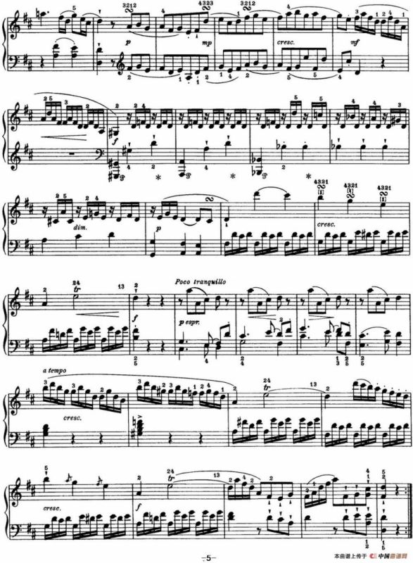 海顿 钢琴奏鸣曲 Hob XVI 24 in D major