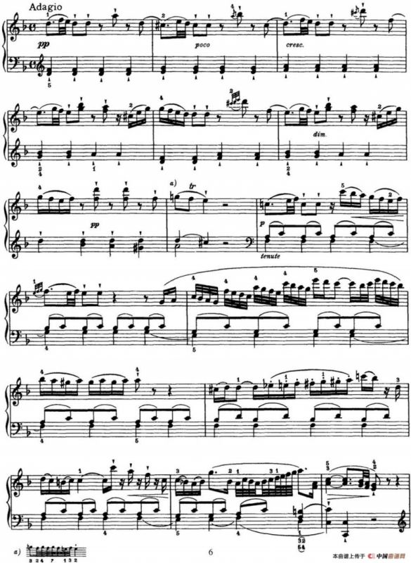 海顿 钢琴奏鸣曲 Hob XVI 24 in D major