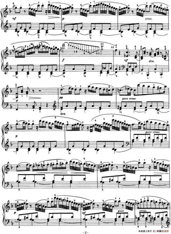 海顿 钢琴奏鸣曲 Hob XVI 24 in D major