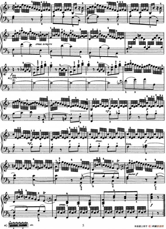 海顿 钢琴奏鸣曲 Hob XVI 23 in F major