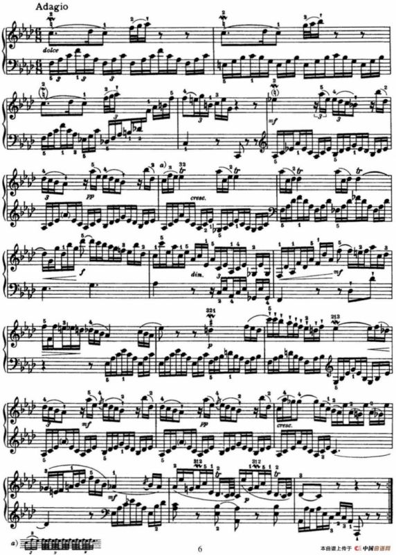 海顿 钢琴奏鸣曲 Hob XVI 23 in F major