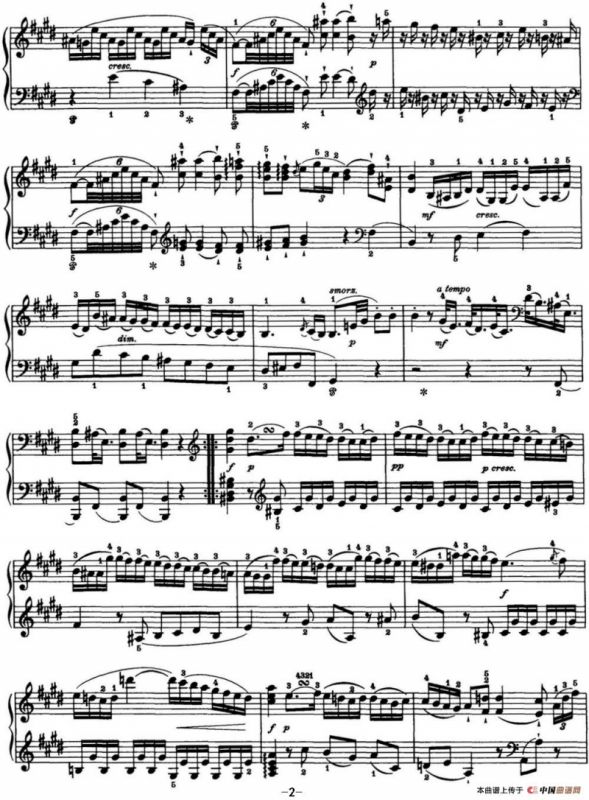 海顿 钢琴奏鸣曲 Hob XVI 22 in E major