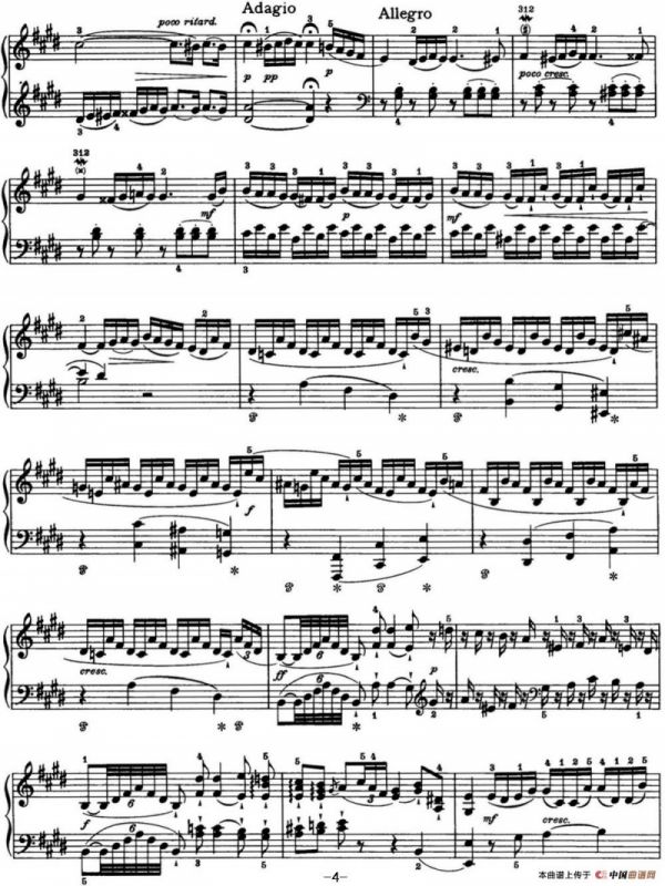 海顿 钢琴奏鸣曲 Hob XVI 22 in E major