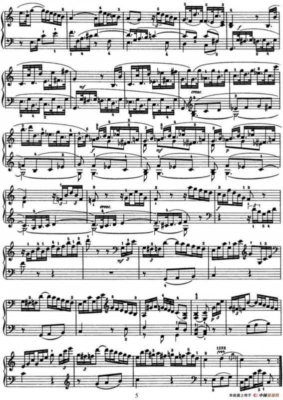 海顿 钢琴奏鸣曲 Hob XVI 21 in C major