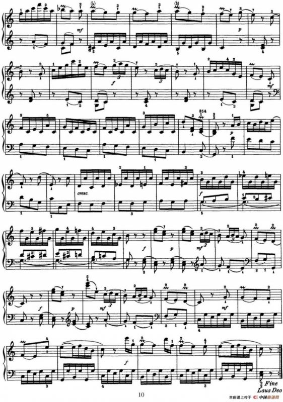 海顿 钢琴奏鸣曲 Hob XVI 21 in C major