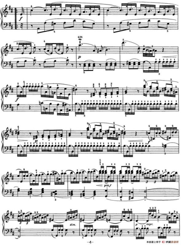 海顿 钢琴奏鸣曲 Hob XVI 19 Divertimento D major