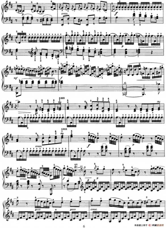 海顿 钢琴奏鸣曲 Hob XVI 19 Divertimento D major