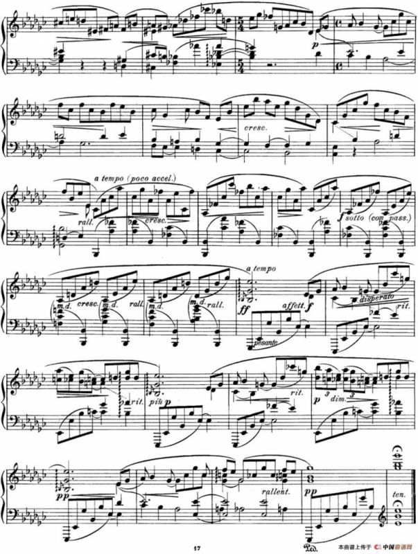 希曼诺夫斯基 9首钢琴前奏曲 Op.1 No.8