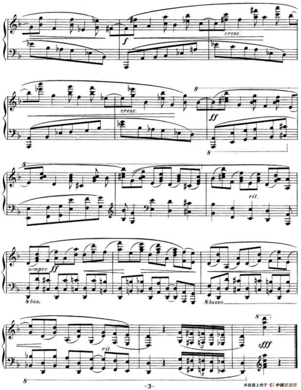 希曼诺夫斯基 9首钢琴前奏曲 Op.1 No.5