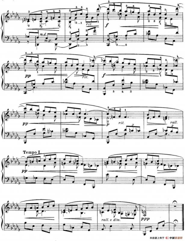 希曼诺夫斯基 9首钢琴前奏曲 Op.1 No.4