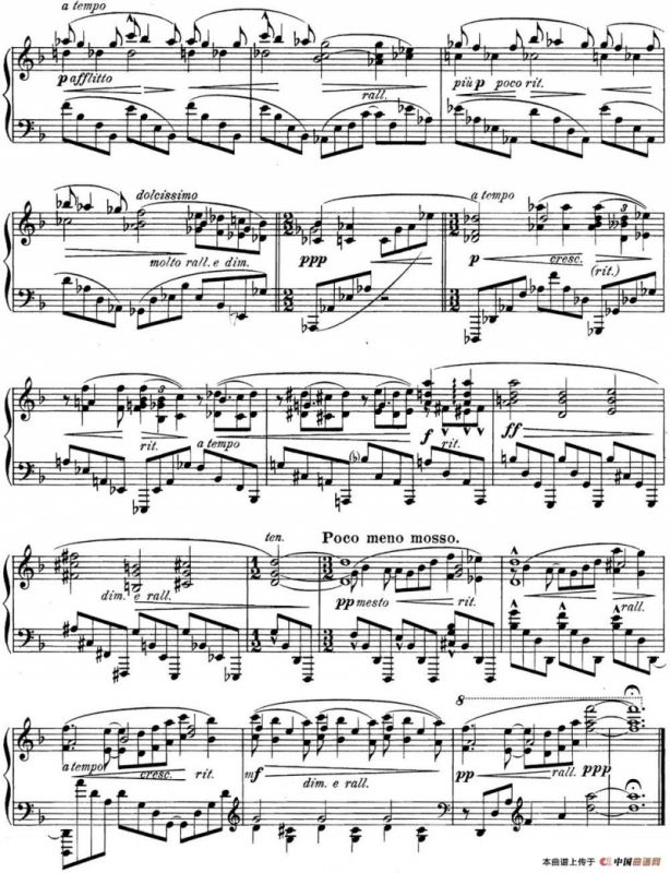 希曼诺夫斯基 9首钢琴前奏曲 Op.1 No.2