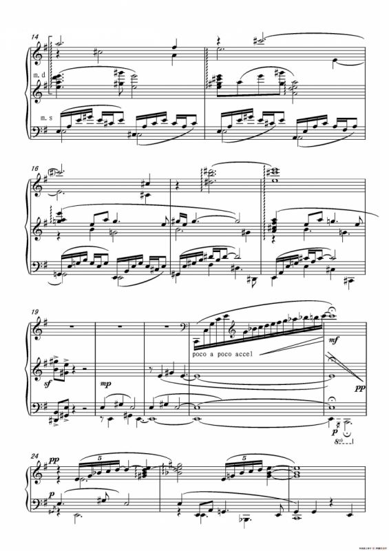 第十五钢琴奏鸣曲 Piano Sonata NO.15