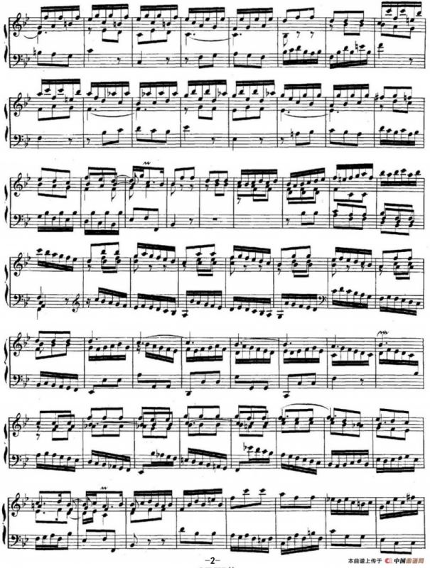 英国组曲No.3 巴赫 g小调 3rd Suite BWV 808