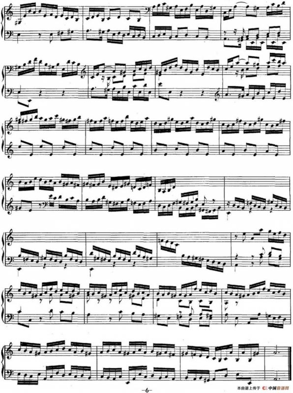 英国组曲No.2 巴赫 a小调 2nd Suite BWV 807