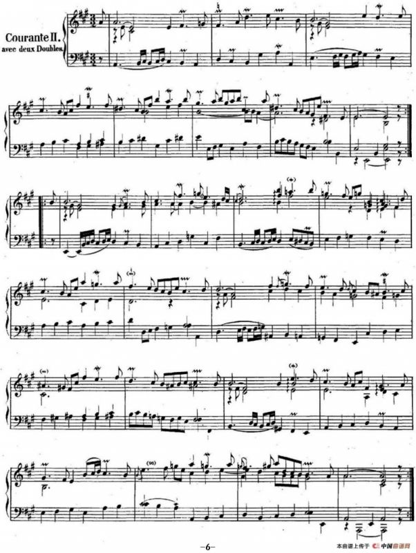 英国组曲No.1 巴赫 A大调 1st Suite BWV 806