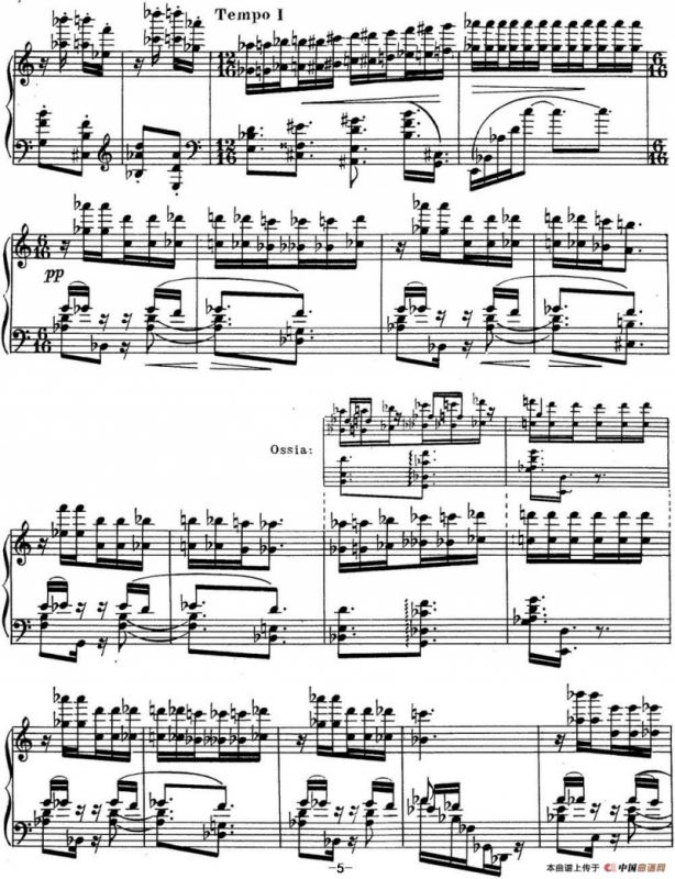 斯克里亚宾 钢琴练习曲 Op.65 No.1