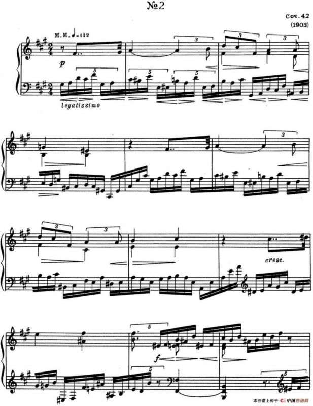 斯克里亚宾 钢琴练习曲 Op.42 No.2 Alexander Scriabin Etudes