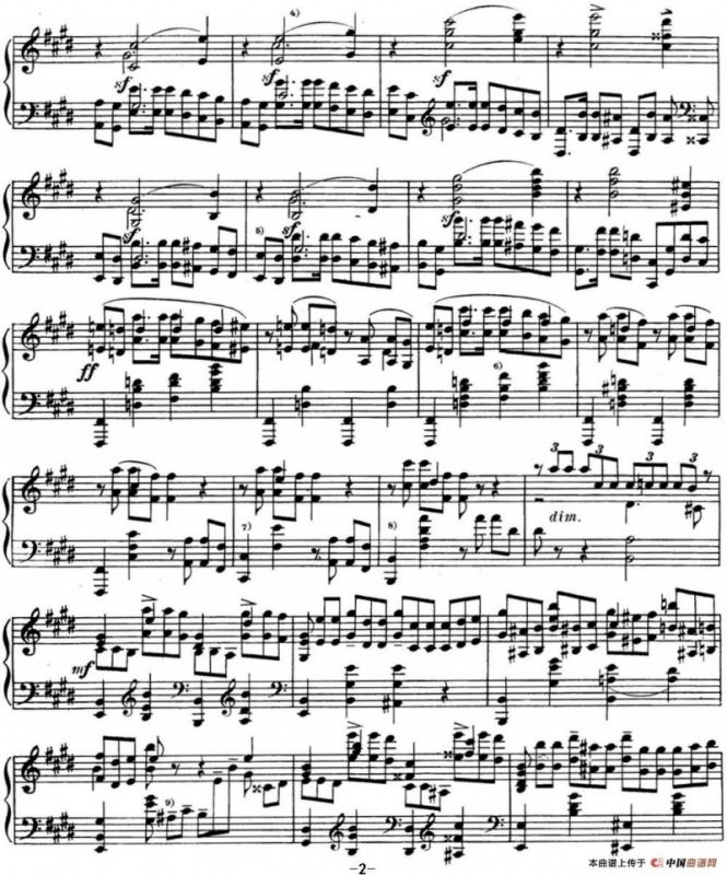 斯克里亚宾 钢琴练习曲 Op.8 No.5 Alexander Scriabin Etudes