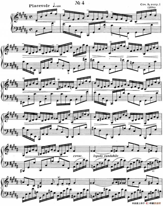 斯克里亚宾 钢琴练习曲 Op.8 No.4 Alexander Scriabin Etudes