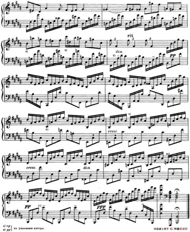 斯克里亚宾 钢琴练习曲 Op.8 No.4 Alexander Scriabin Etudes