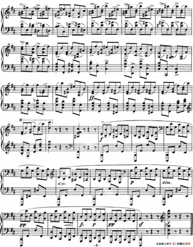 斯克里亚宾 钢琴练习曲 Op.8 No.3 Alexander Scriabin Etudes