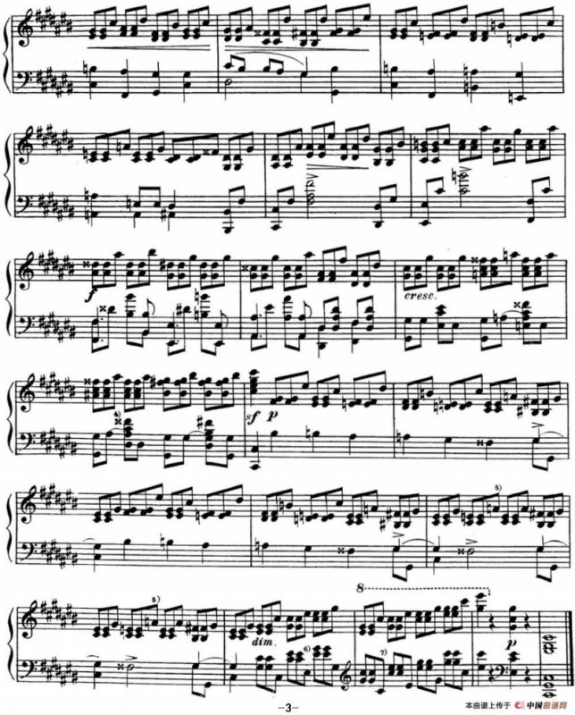 斯克里亚宾 钢琴练习曲 Op.8 No.1 Alexander Scriabin Etudes