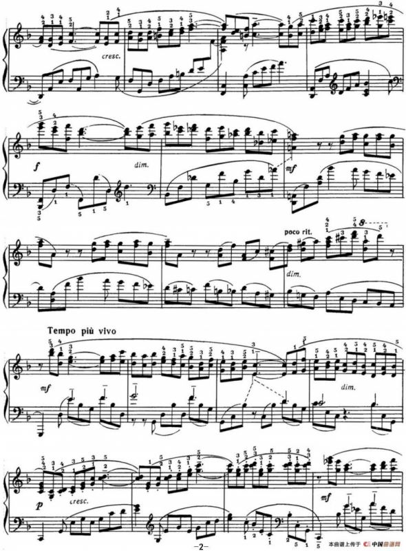 拉赫玛尼诺夫 音画练习曲16或17 Etudes tableaux Op.39 No.8