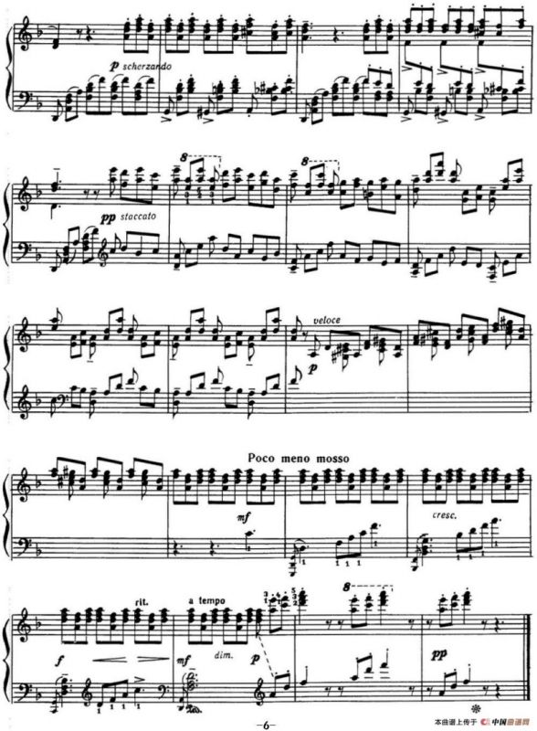 拉赫玛尼诺夫 音画练习曲16或17 Etudes tableaux Op.39 No.8