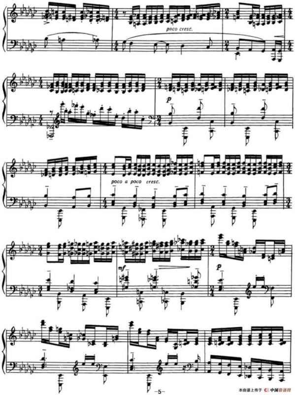 拉赫玛尼诺夫 音画练习曲15或16 Etudes tableaux Op.39 No.7