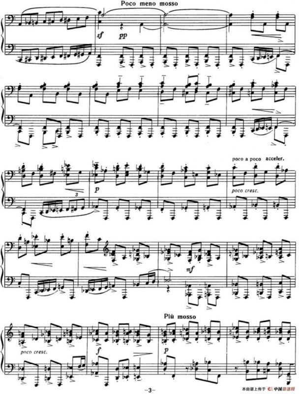 拉赫玛尼诺夫 音画练习曲14或15 Etudes tableaux Op.39 No.6