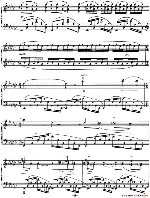 拉赫玛尼诺夫 音画练习曲13或14 Etudes tableaux Op.39 No.5