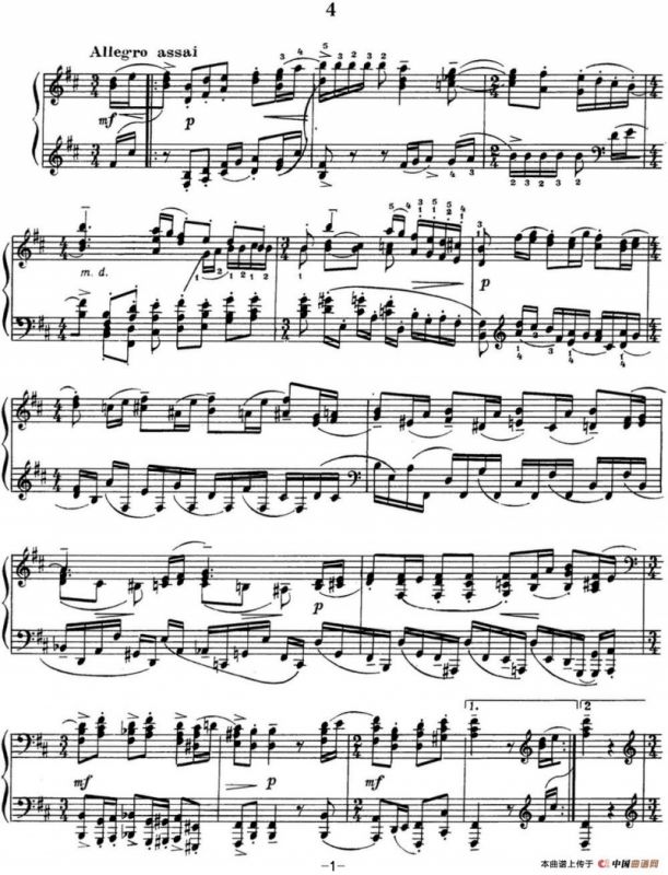 拉赫玛尼诺夫 音画练习曲12或13 Etudes tableaux Op.39 No.4