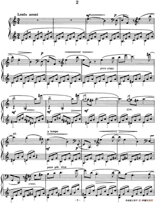 拉赫玛尼诺夫 音画练习曲10或11 Etudes tableaux Op.39 No.2